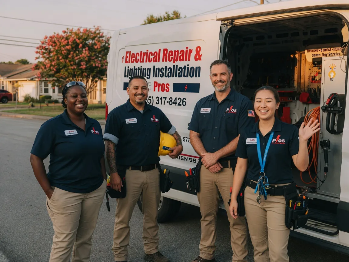Licensed Electrician company in Round Mountain, TX